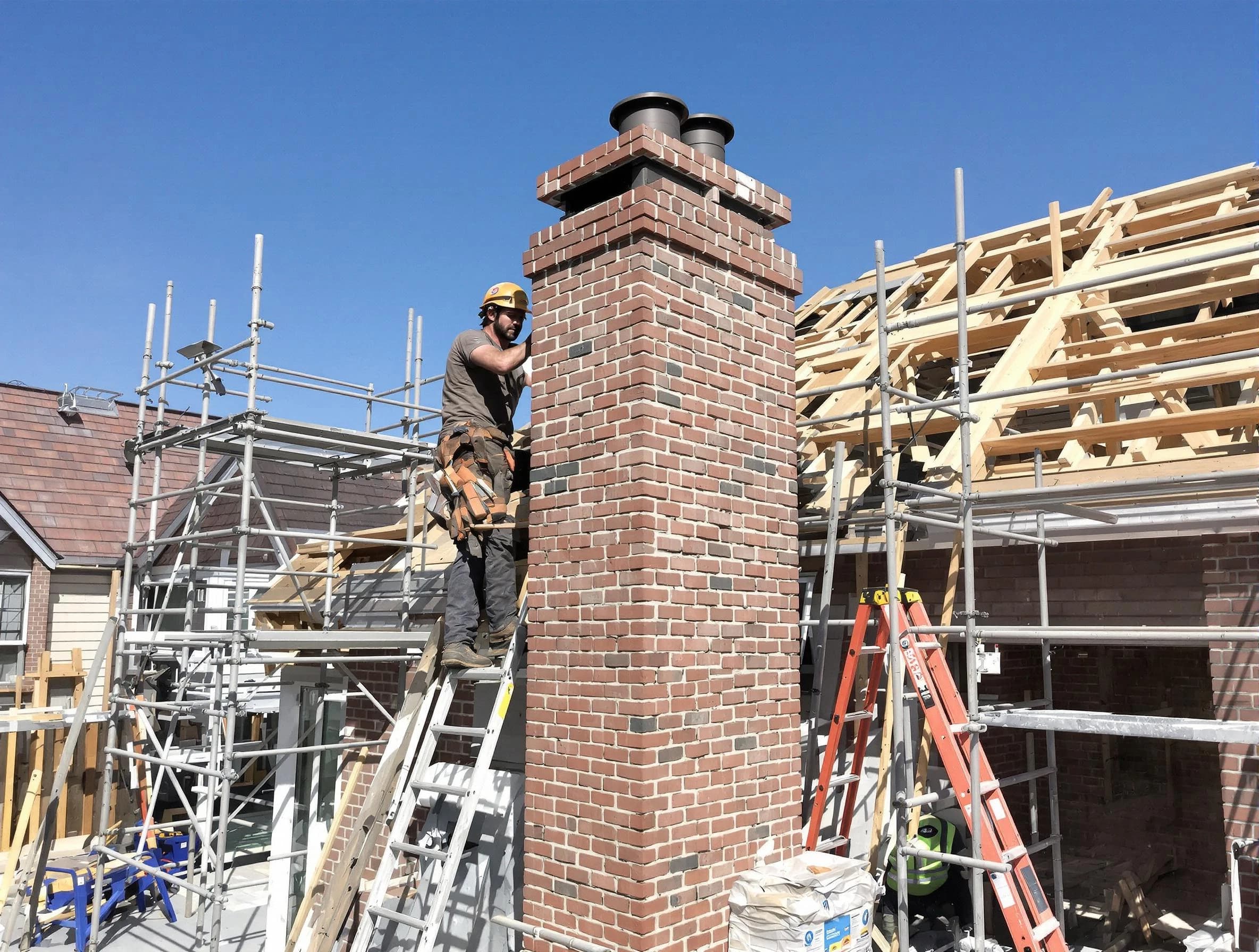 New chimney installation completed by Lake Wilderness Chimney Sweep in Lake Wilderness, VA
