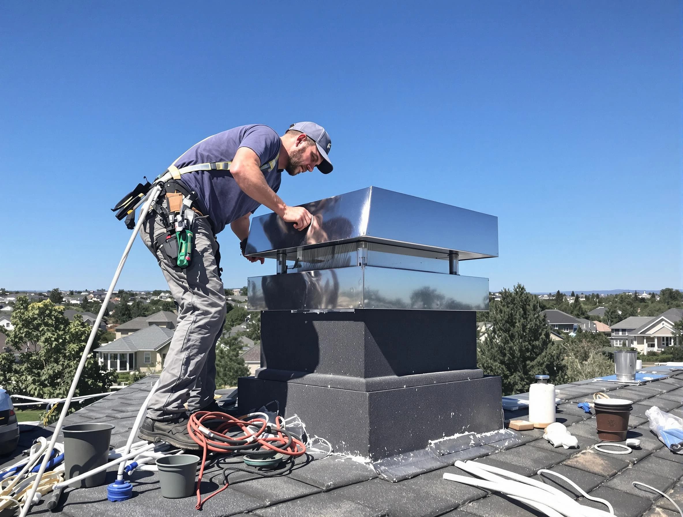Chimney Cap Services service in Lake Wilderness, VA
