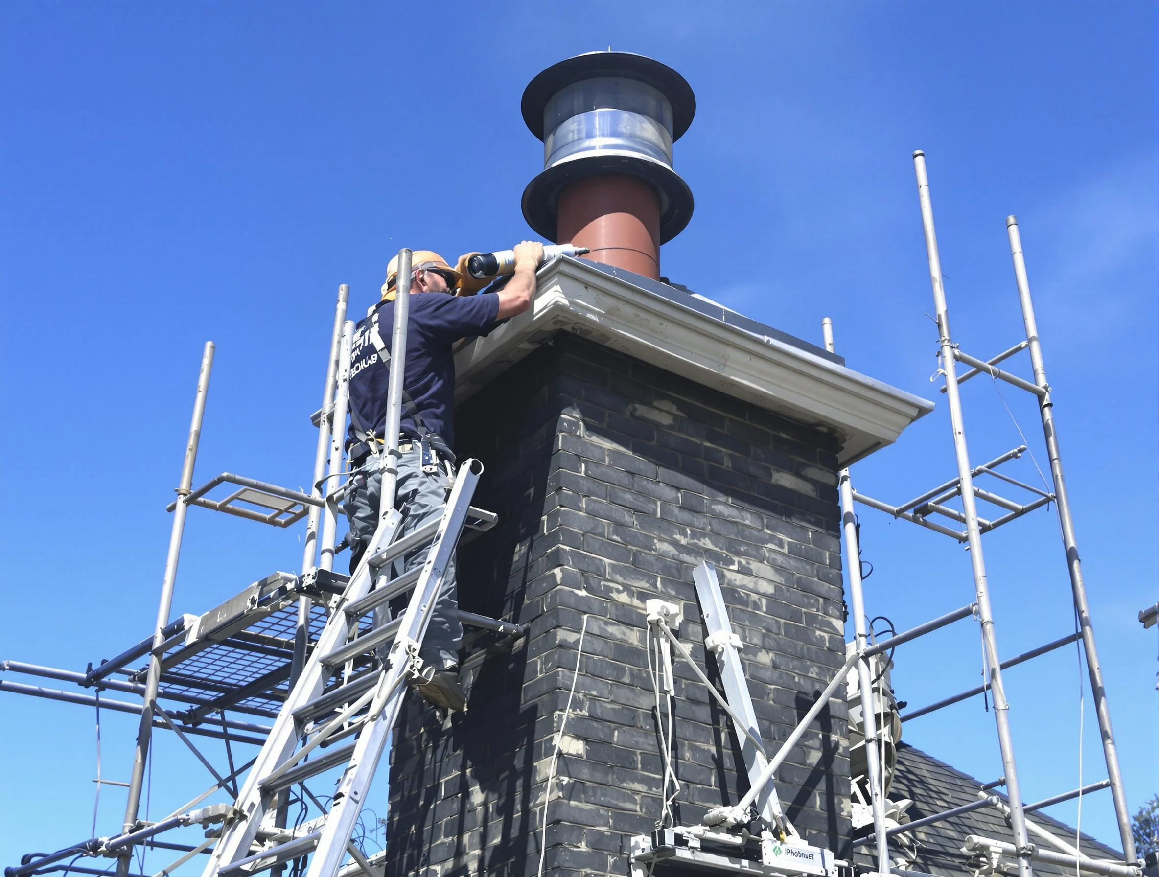 Sturdy chimney crown finished by Lake Wilderness Chimney Sweep in Lake Wilderness, VA